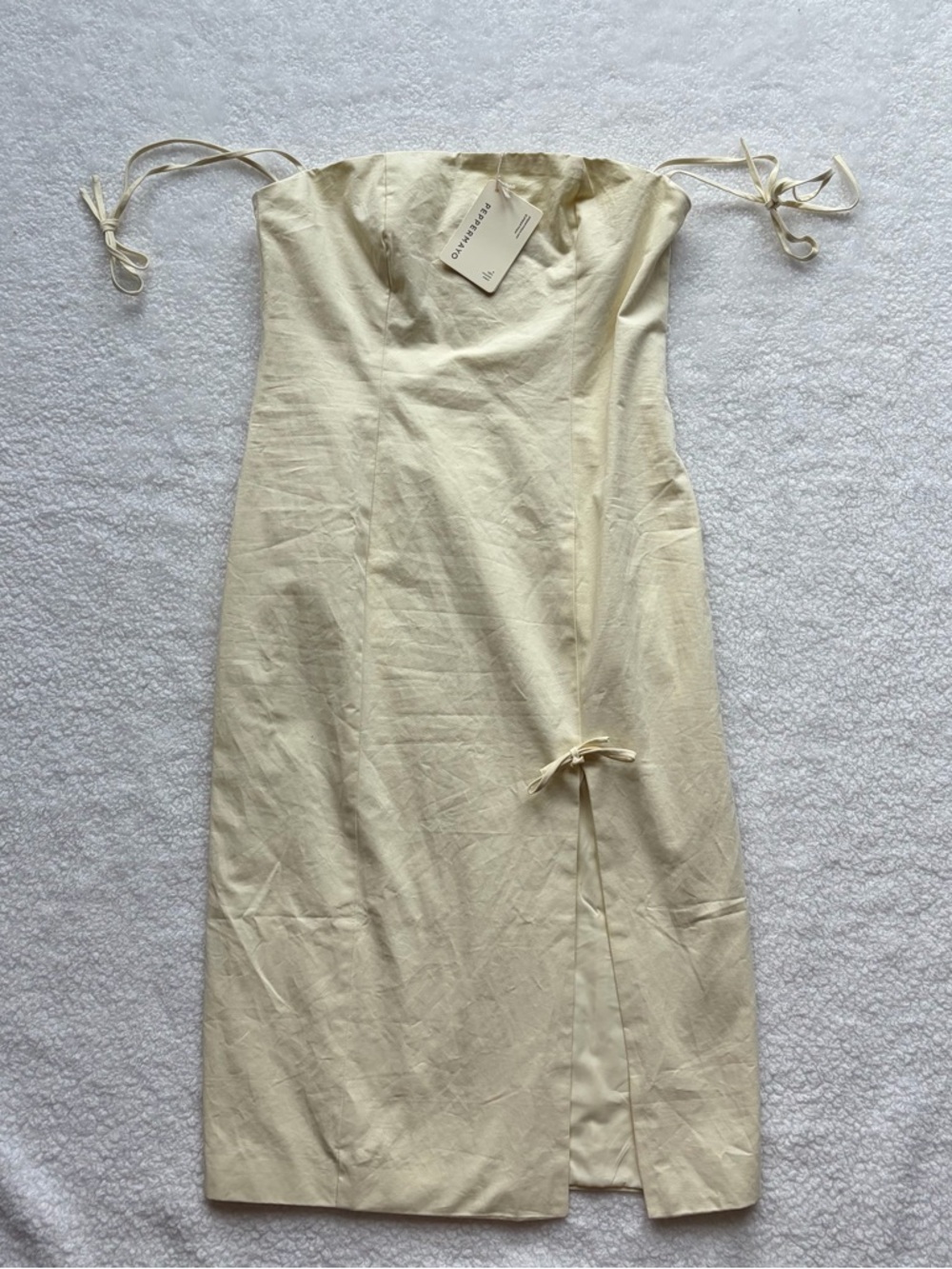 NWT Peppermayo Limelight Midi Dress - Lemon - Picture 4 of 11